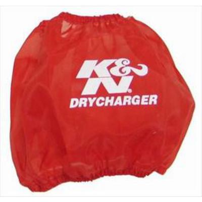 K&N DryCharger Oval Tapered Filter Wrap (Red) - RF-1001DR